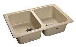 Granfest Мойка кухонная Standart GF-S780K Песочный – фотография-1